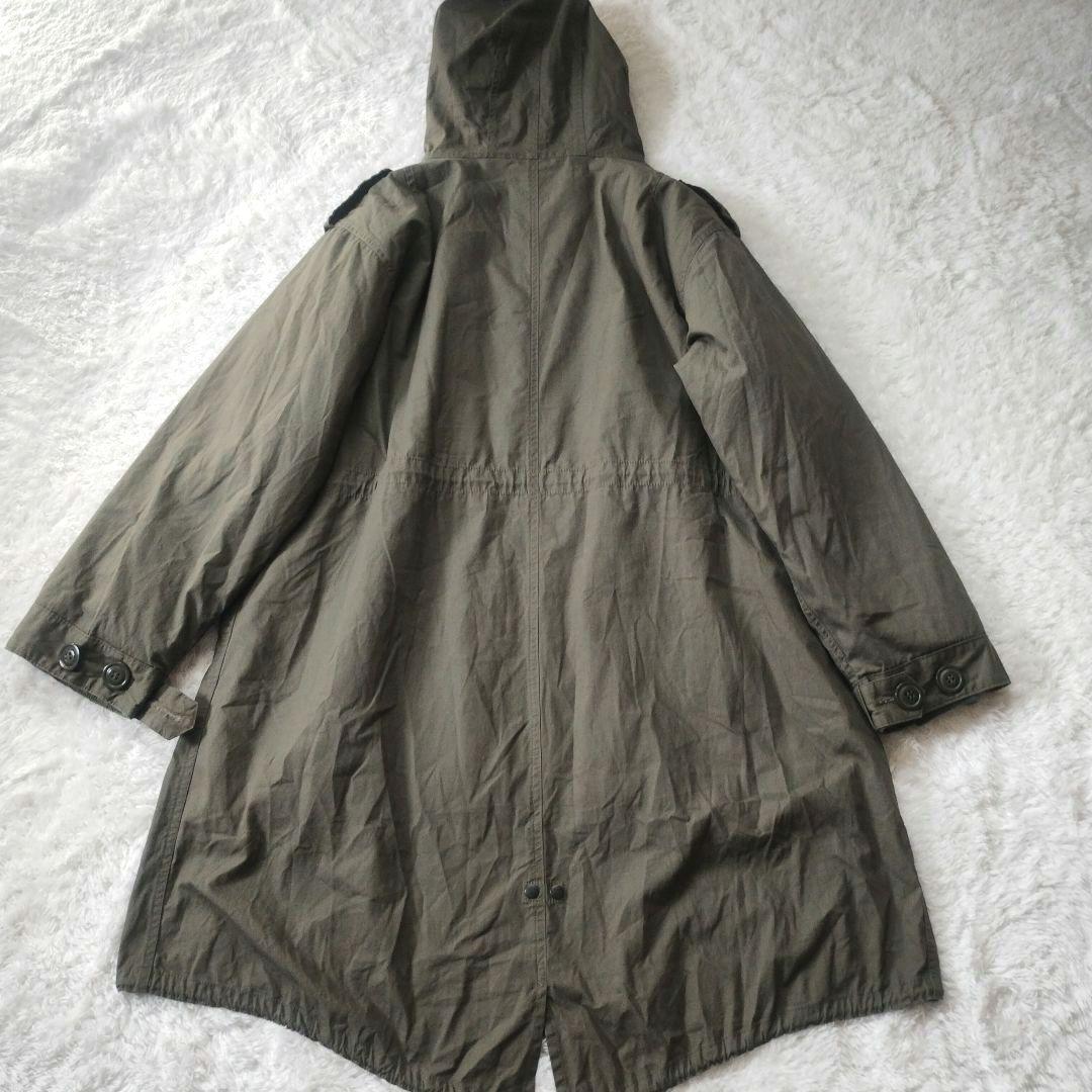 極美品✨ヒューストン　M-51　ライナー付　モッズコート　青島コート　S　カーキ