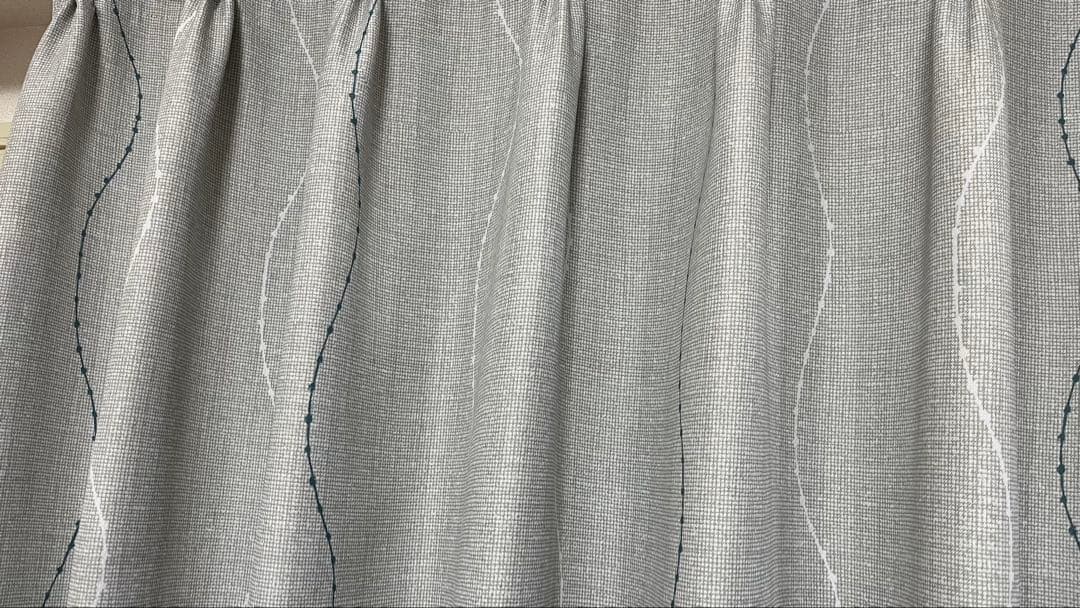 UNICO ウニコ　TUUVAドレープカーテン　同柄　2サイズセット　遮光