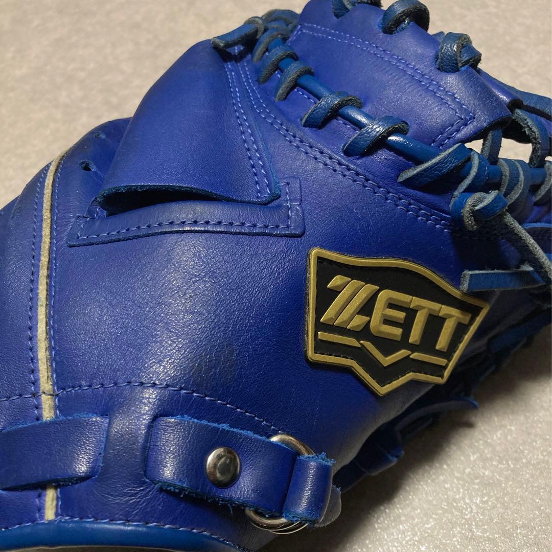 ZETT 少年 軟式 捕手 野球 グローブ 子供用 キャッチャーミット 人気の青