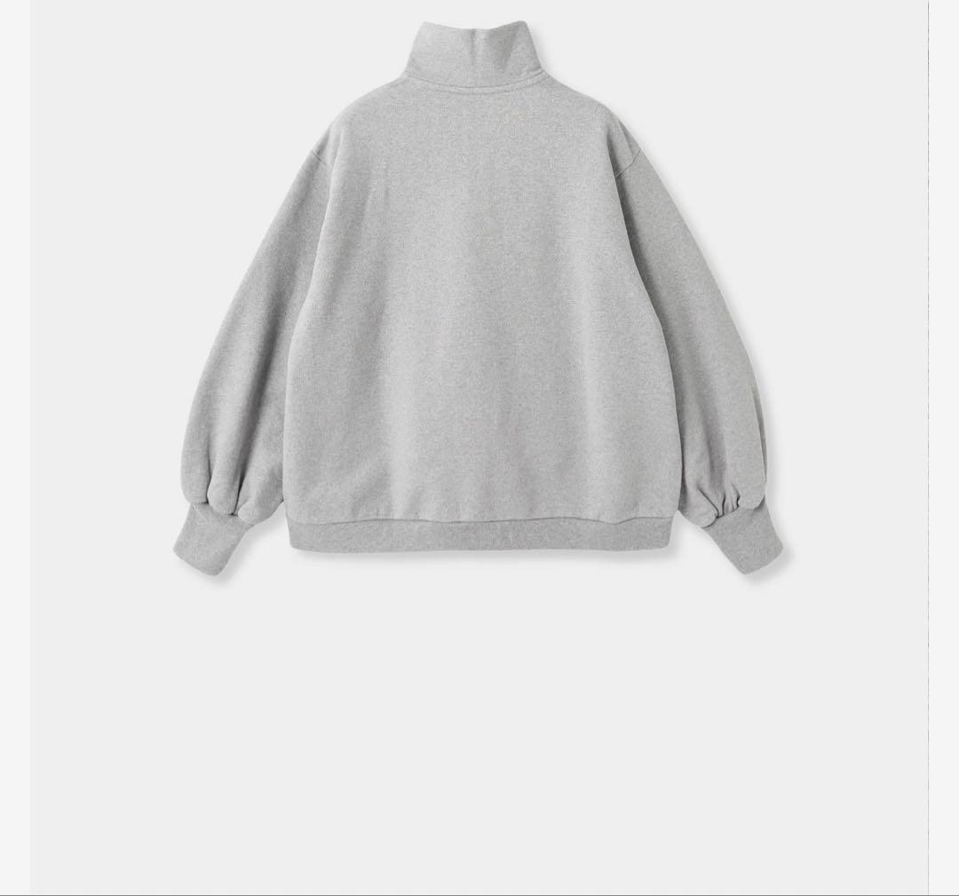 RHCロンハーマンハーフジップグハイネック スウェットトレーナーグレーxs