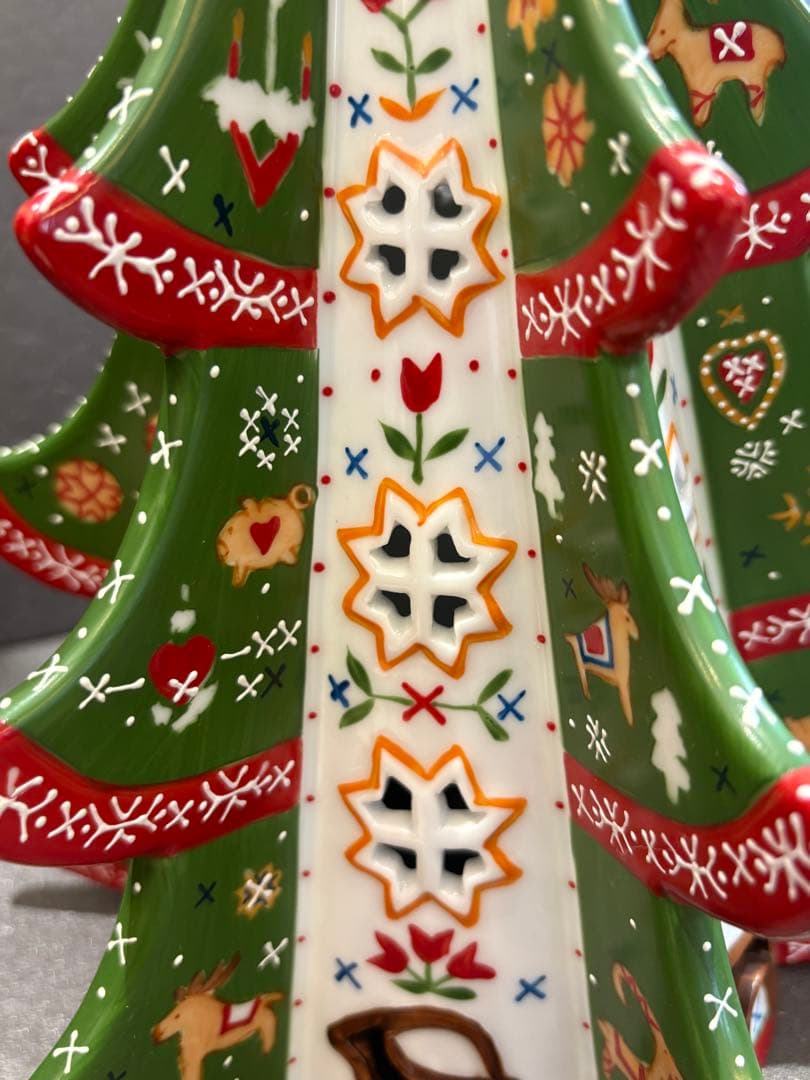 【レア・箱入】ビレロイ＆ボッホ　陶器　クリスマスツリー　キャンドルホルダー