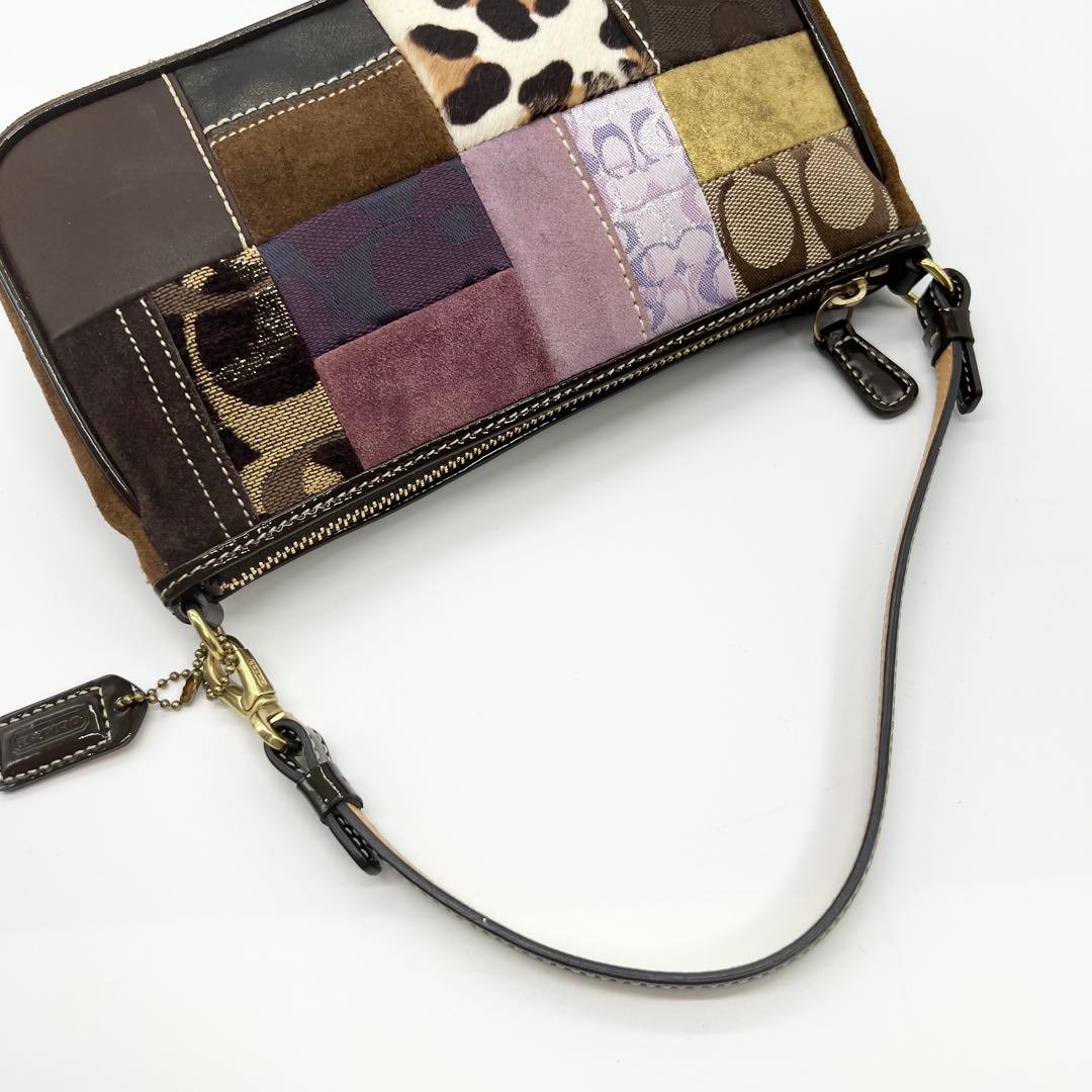 バッグ Coach 7071 Patchwork Accessory pouch y2k