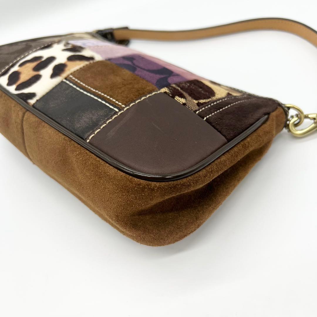 バッグ Coach 7071 Patchwork Accessory pouch y2k