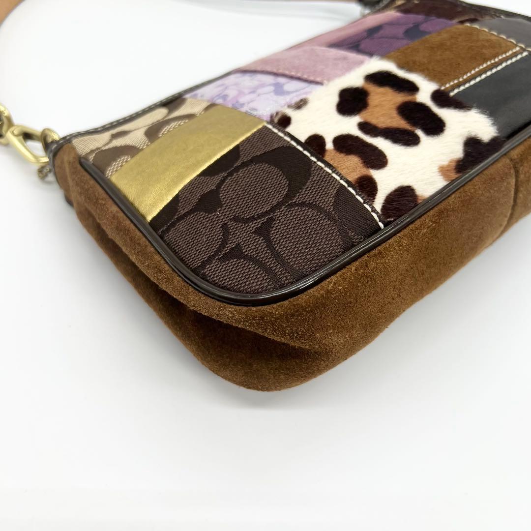 バッグ Coach 7071 Patchwork Accessory pouch y2k
