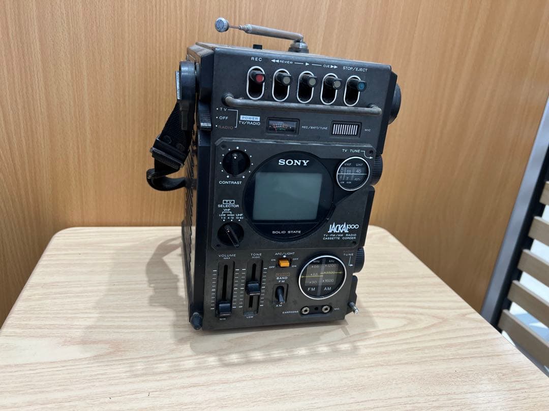 SONY JACKPOD ラジオ・カセット・テレビ機能搭載