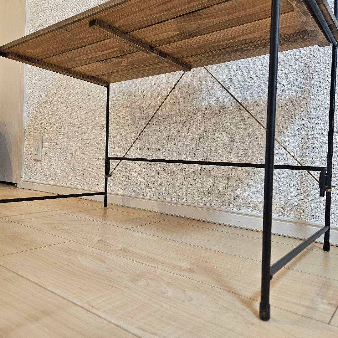 アイアン工房　キッチンテーブル+スノーピーク　マルチパーパストートバッグ　セット