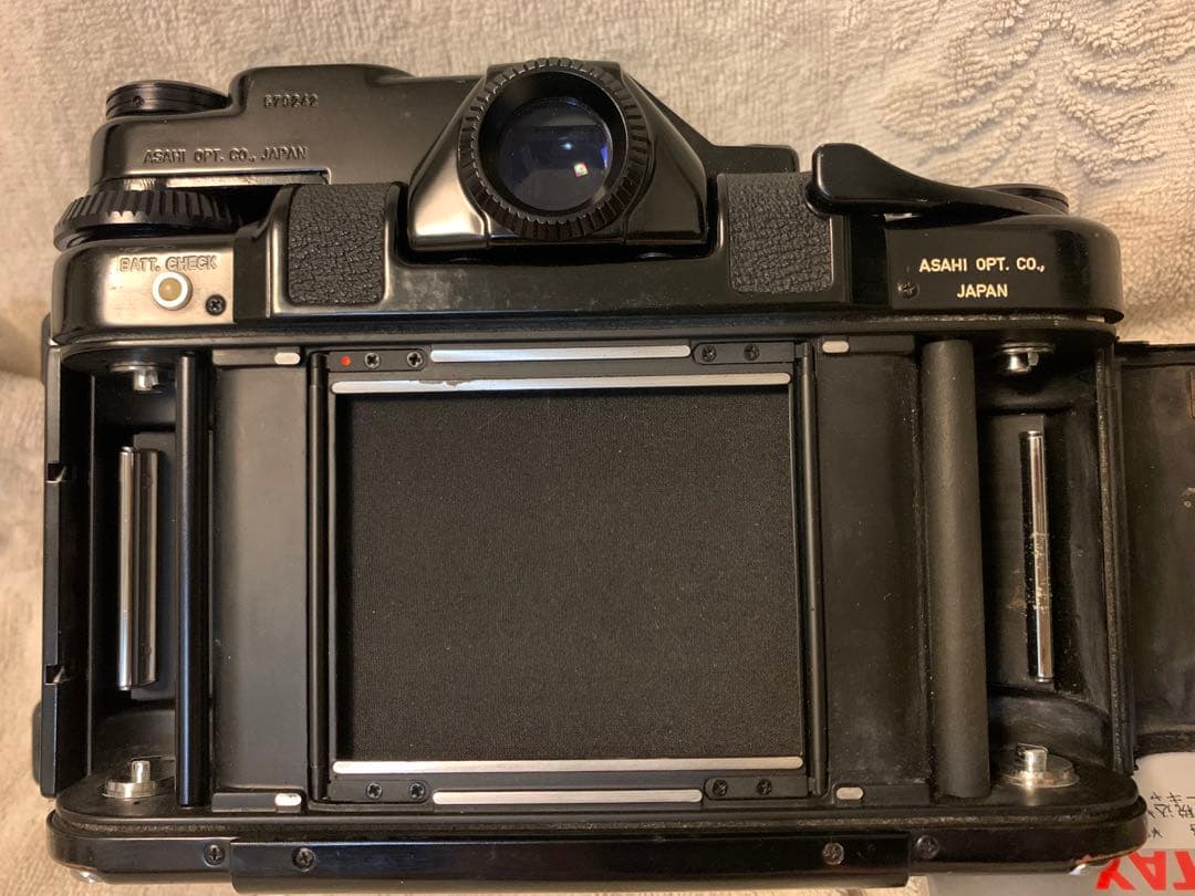 PENTAX 67 レンズ105mm木製グリップ付