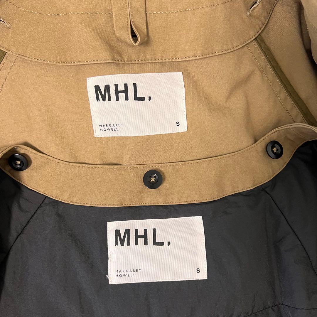 【値下げ中！】MHL. モッズコート フーディ　ダウンライナー付き　　　ベージュ