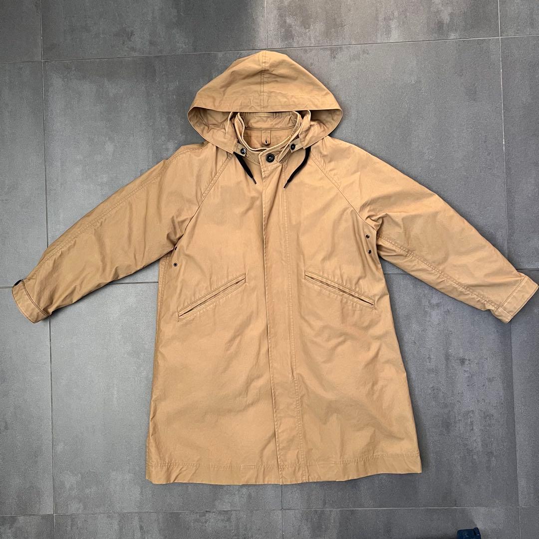 【値下げ中！】MHL. モッズコート フーディ　ダウンライナー付き　　　ベージュ