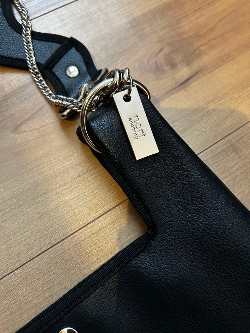 nori enomoto ブラック ショルダーバッグ　norienomoto