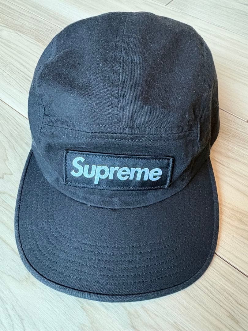 supreme 黒　ブラック　Black キャップ　帽子