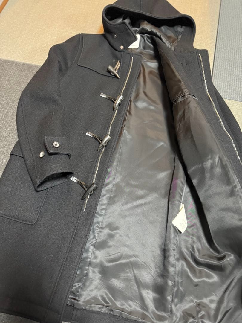 【12/21まで値下げ】UNITED TOKYO ブラックミドル丈ダッフルコート