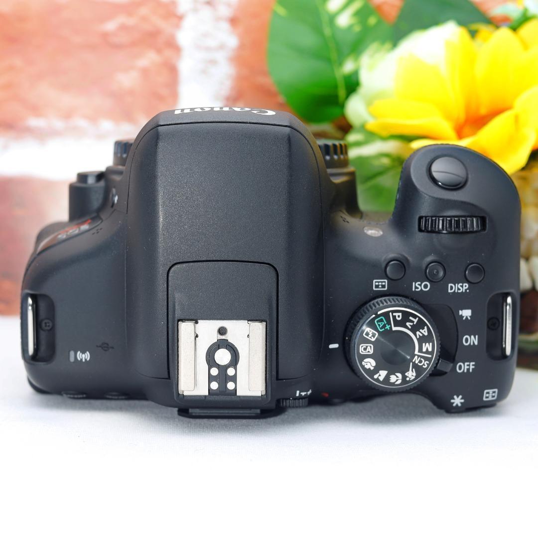 超望遠レンズ付き✨Wi-Fi画像転送✨Canon Kiss X8i✨ダブルレンズ