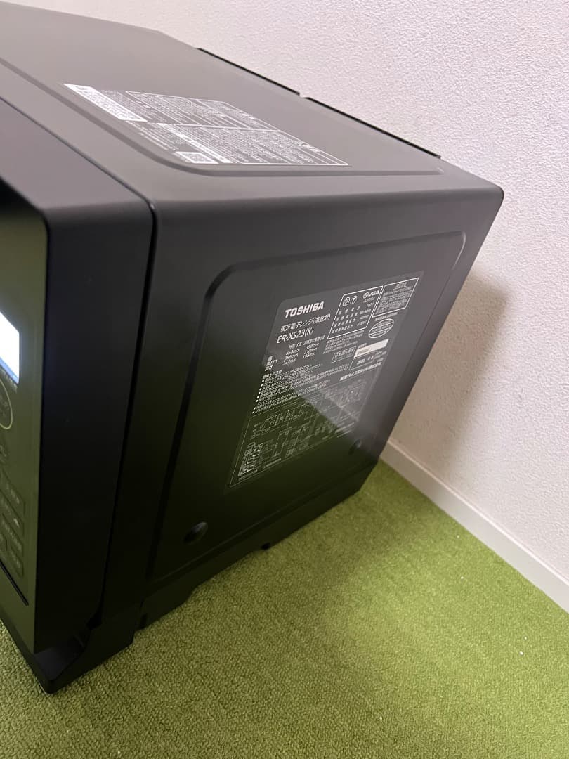 未使用近い TOSHIBA 2022年製 電子レンジ ER-XS23(K)