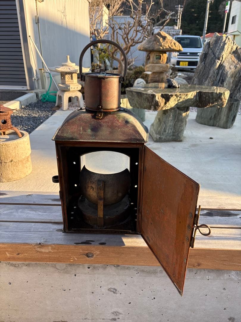 船燈ランプ　アンティーク　ランタン