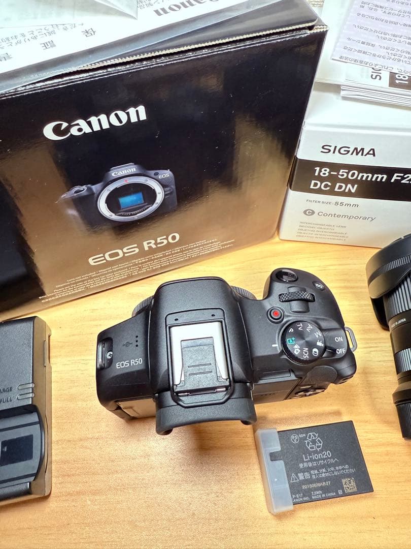 デジタルカメラ Canon EOS R50 + SIGMA 18-50mm F2.8