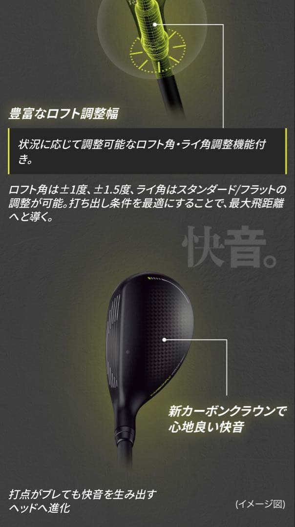 PING G430 ユーティリティ 19° ヘッドカバー付き3U