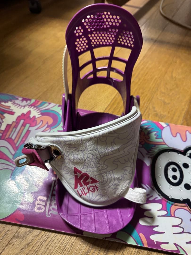 ケーツー キッズ スノーボード 板110cm 靴20cm バイン付き