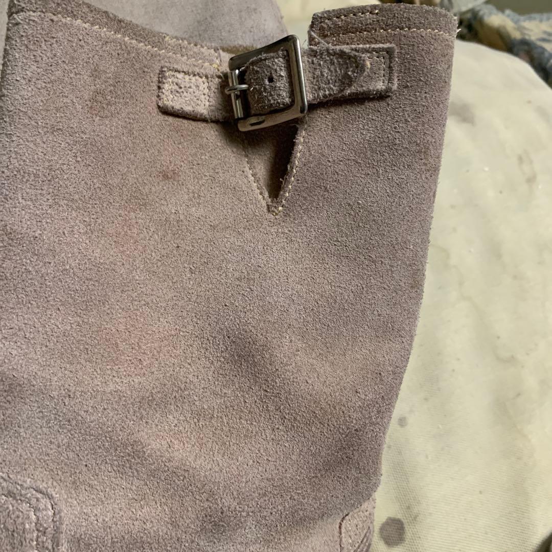 ルードギャラリー スエード ベージュ エンジニアブーツ