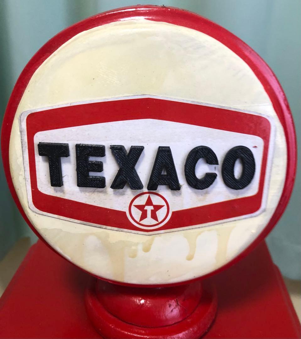アメリカン雑貨　TEXACOガスポンプCDタワー キャビネット ラック CD収納