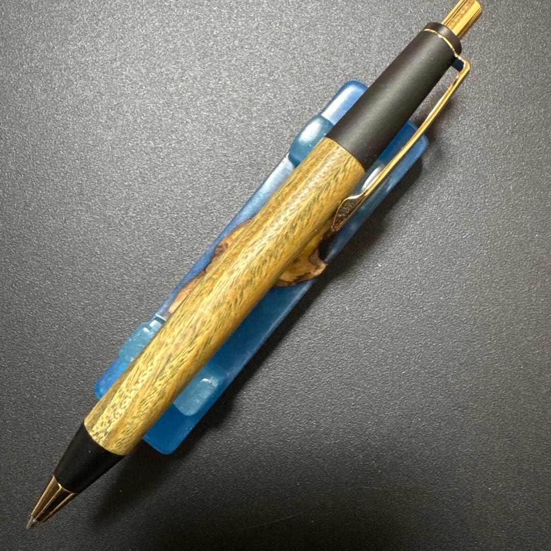 野原工芸似シャープペンシル　桑　箱あり