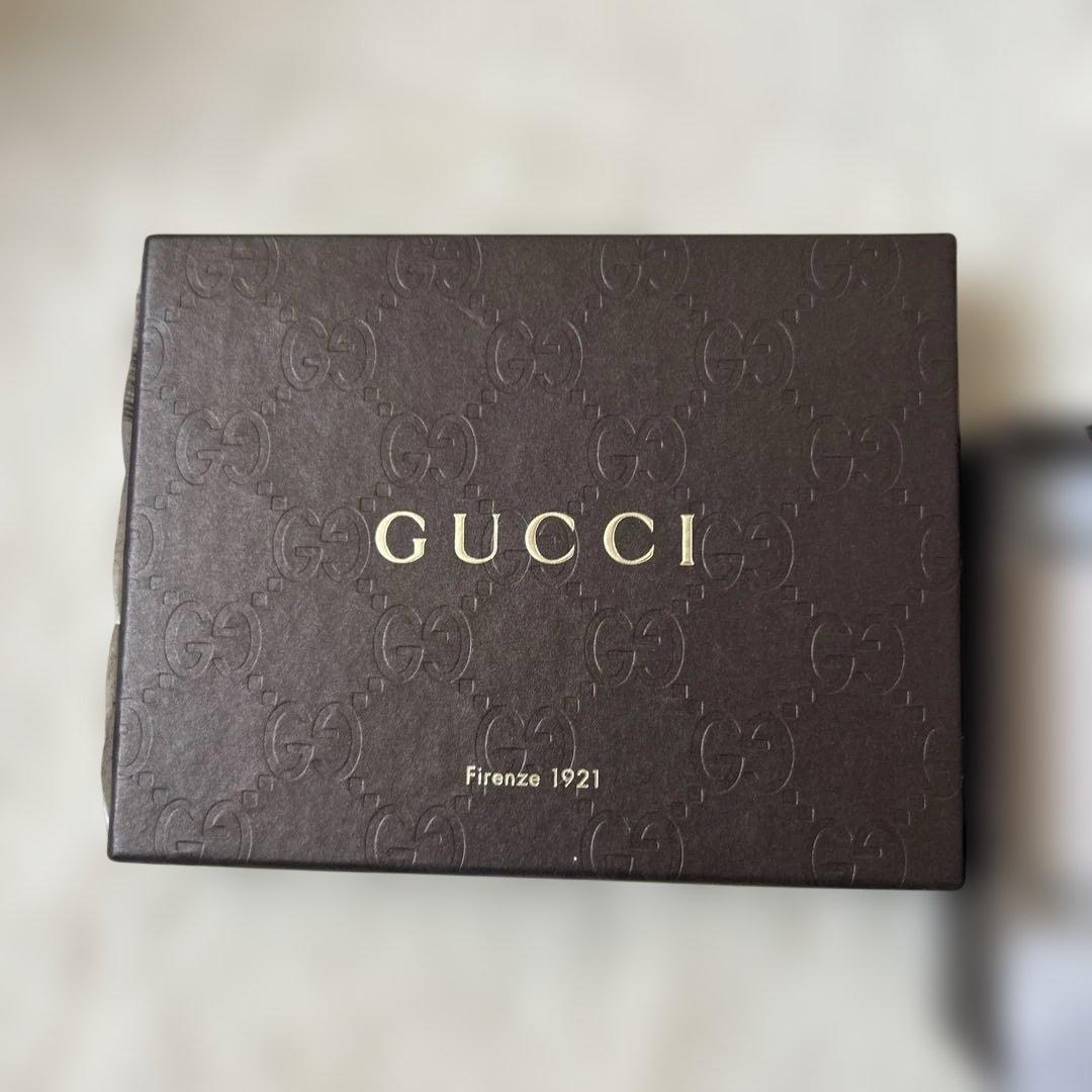 GUCCI ダークブラウン 名刺入れ