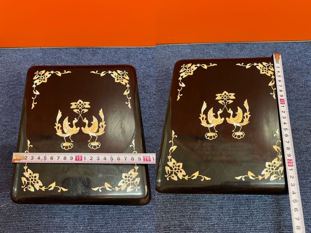 1169  書道  美術  硯  雨畑　螺鈿箱