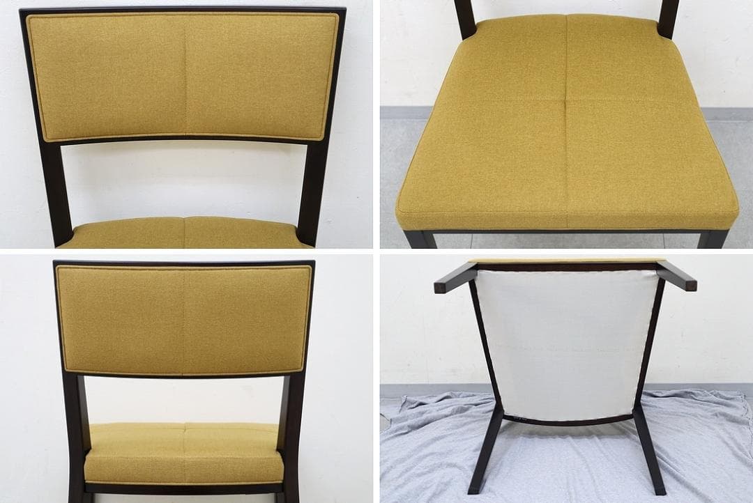 A①2脚セット 美品 TIME&STYLE ダイニングチェア 椅子 旭川家具