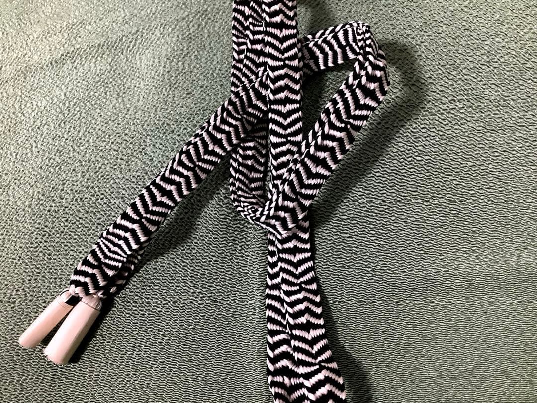 道明帯締め。白菊。