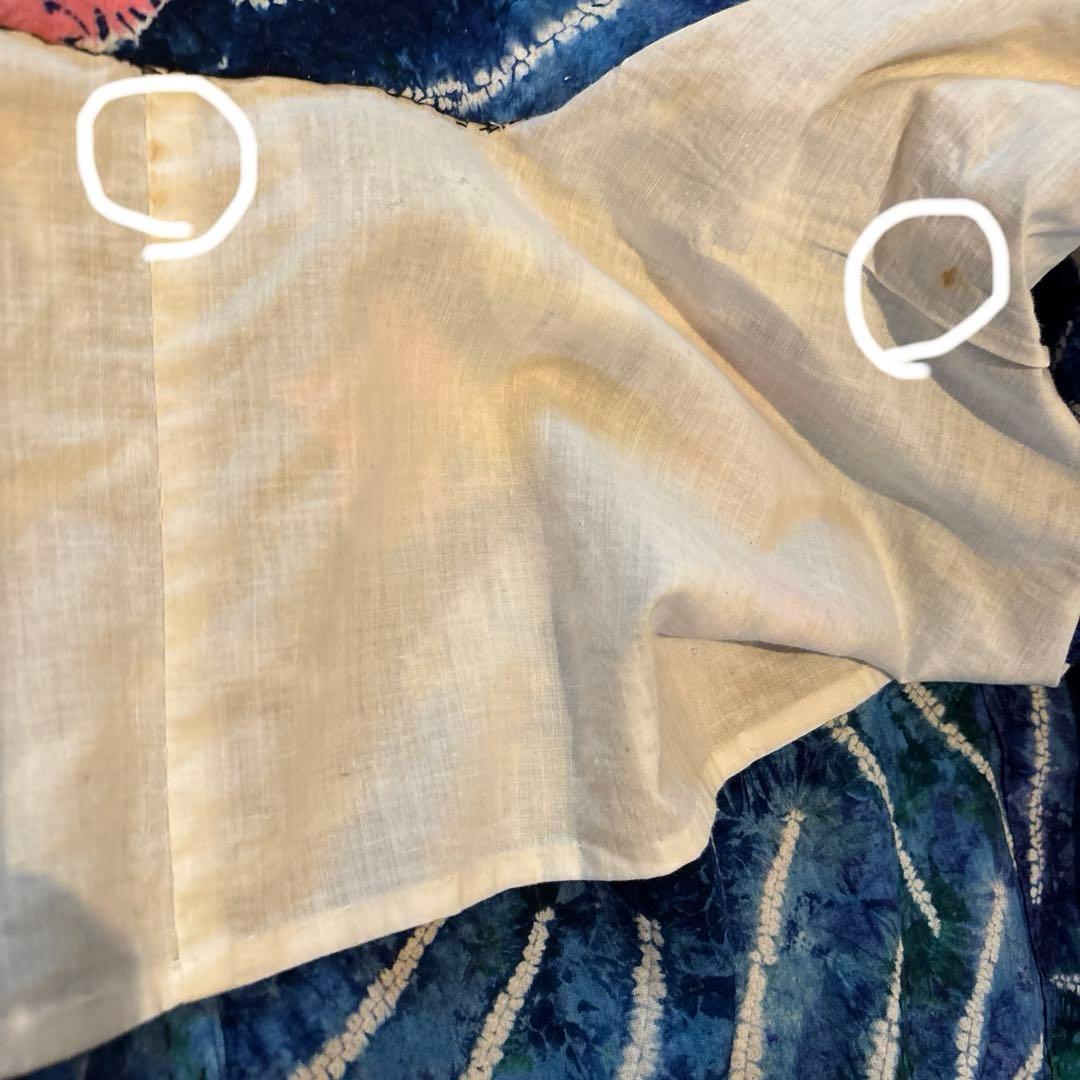 有松鳴海絞り浴衣 稀少 撫子 手縫い 藍染 ヴィンテージ 絞り 浴衣