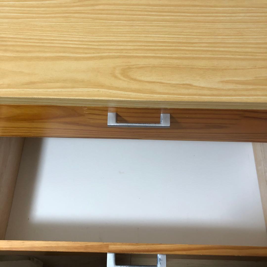 4段チェスト　天然木　バイカラー タンス 箪笥