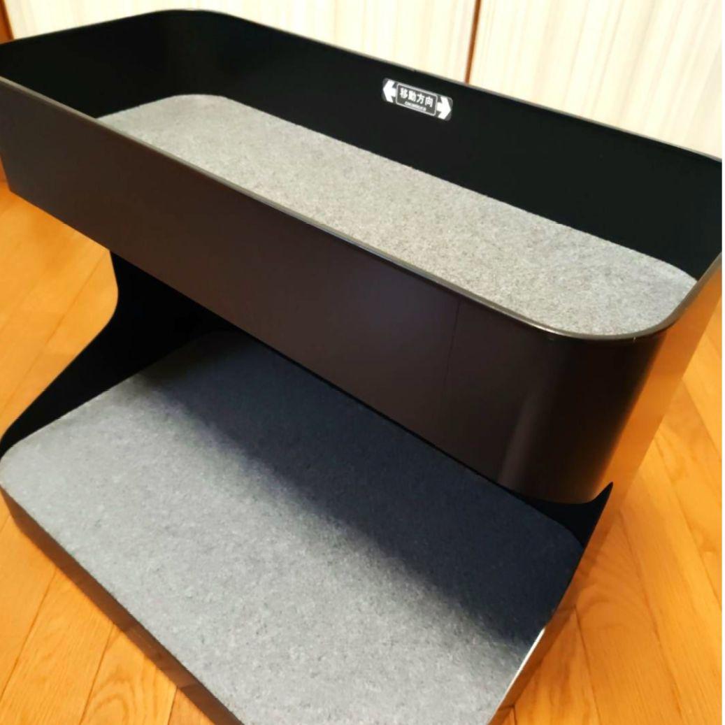 オカムラ ライブスワゴン ロータイプ W550 ブラック DD32BA-Z25