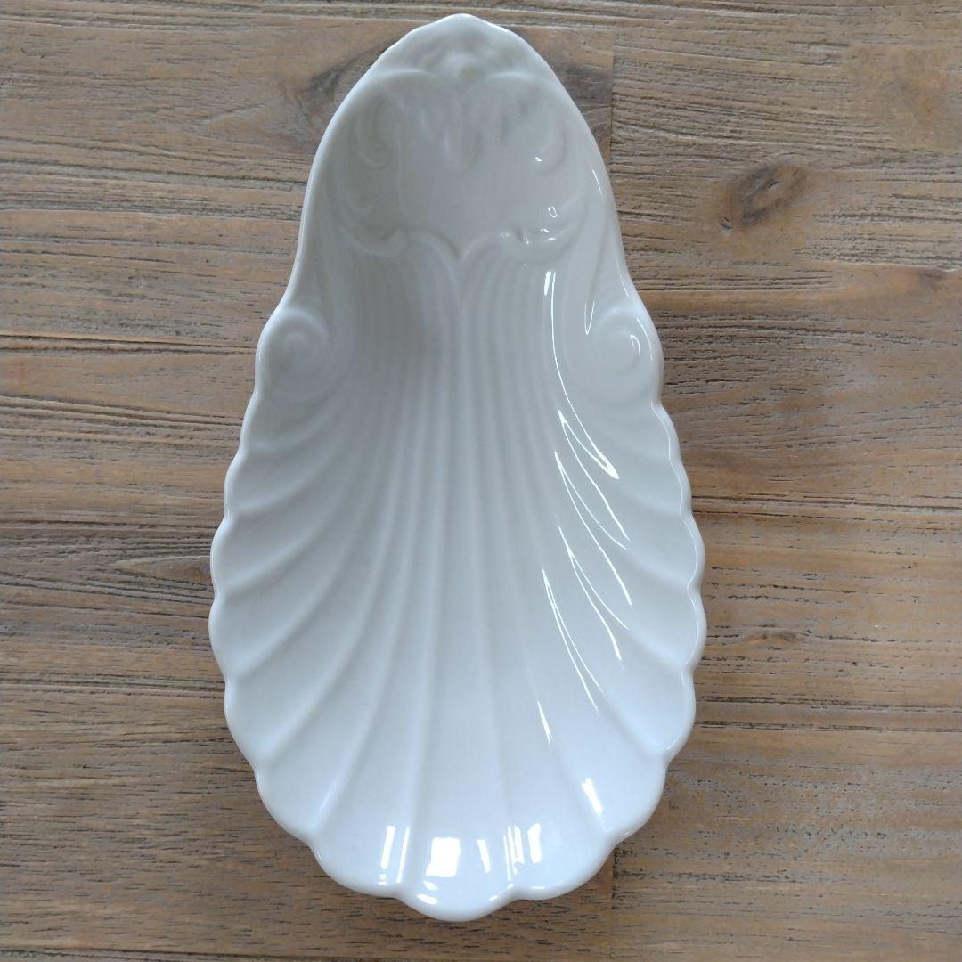 【F】シェル型ラヴィエプレート/フランスアンティーク食器