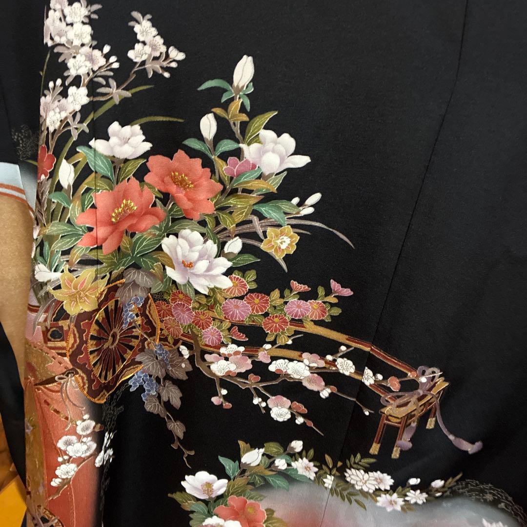 NO 115 着物リメイクワンピース　留袖リメイクワンピース　留袖ドレス