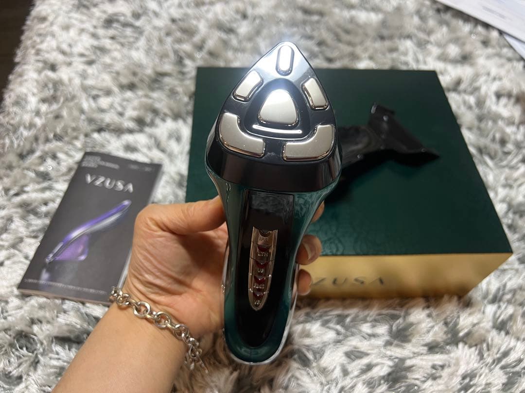 美品　VZUSA II - メデューサ Ⅱ 高級美顔器 グリーン