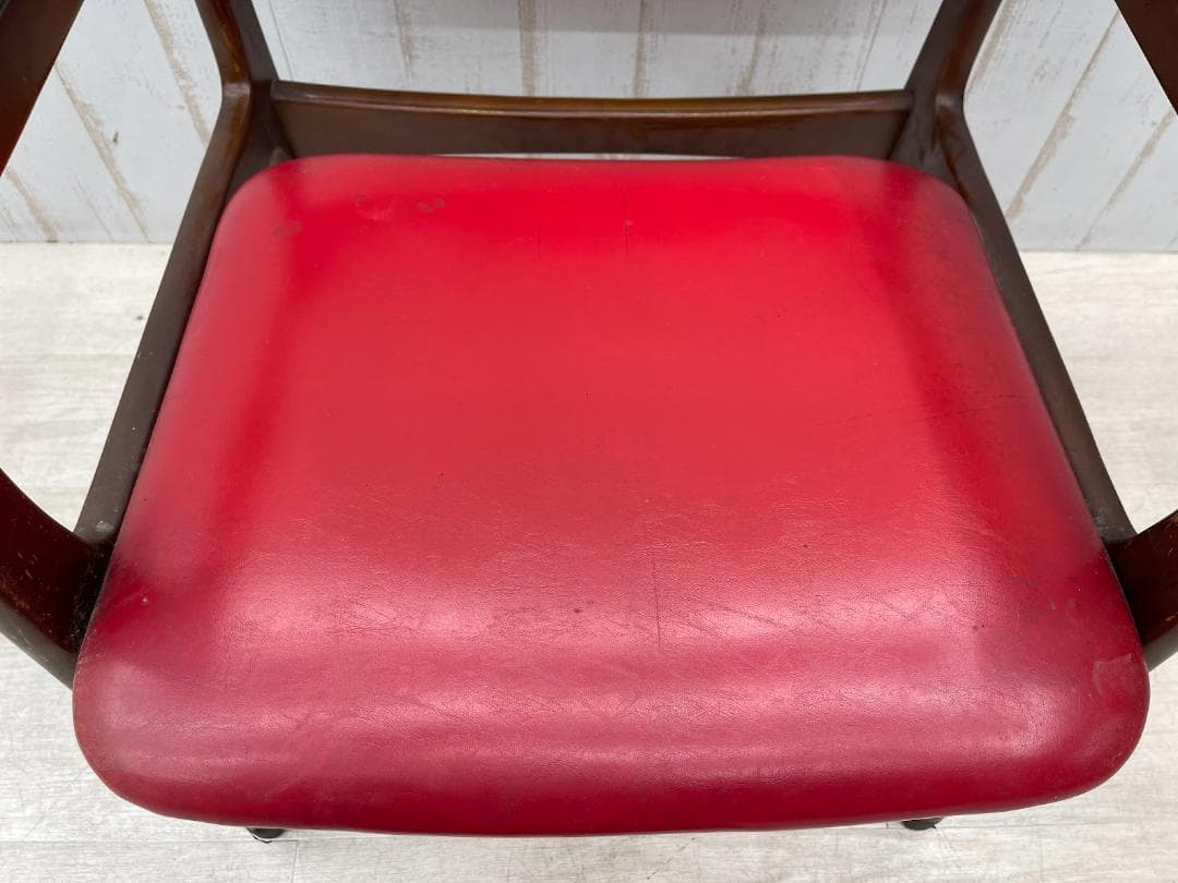 富士ファニチア アームチェア 安楽椅子 ミッドセンチュリー ダイニングチェア