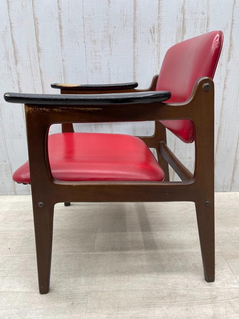 富士ファニチア アームチェア 安楽椅子 ミッドセンチュリー ダイニングチェア