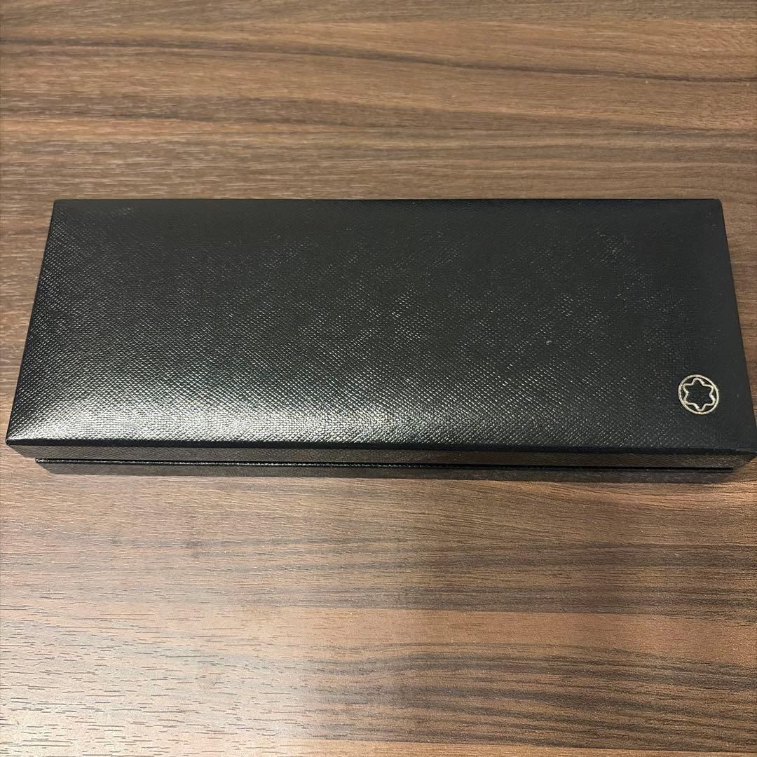 MONTBLANC 黒 ボールペン 専用ケース付き　刻印あり