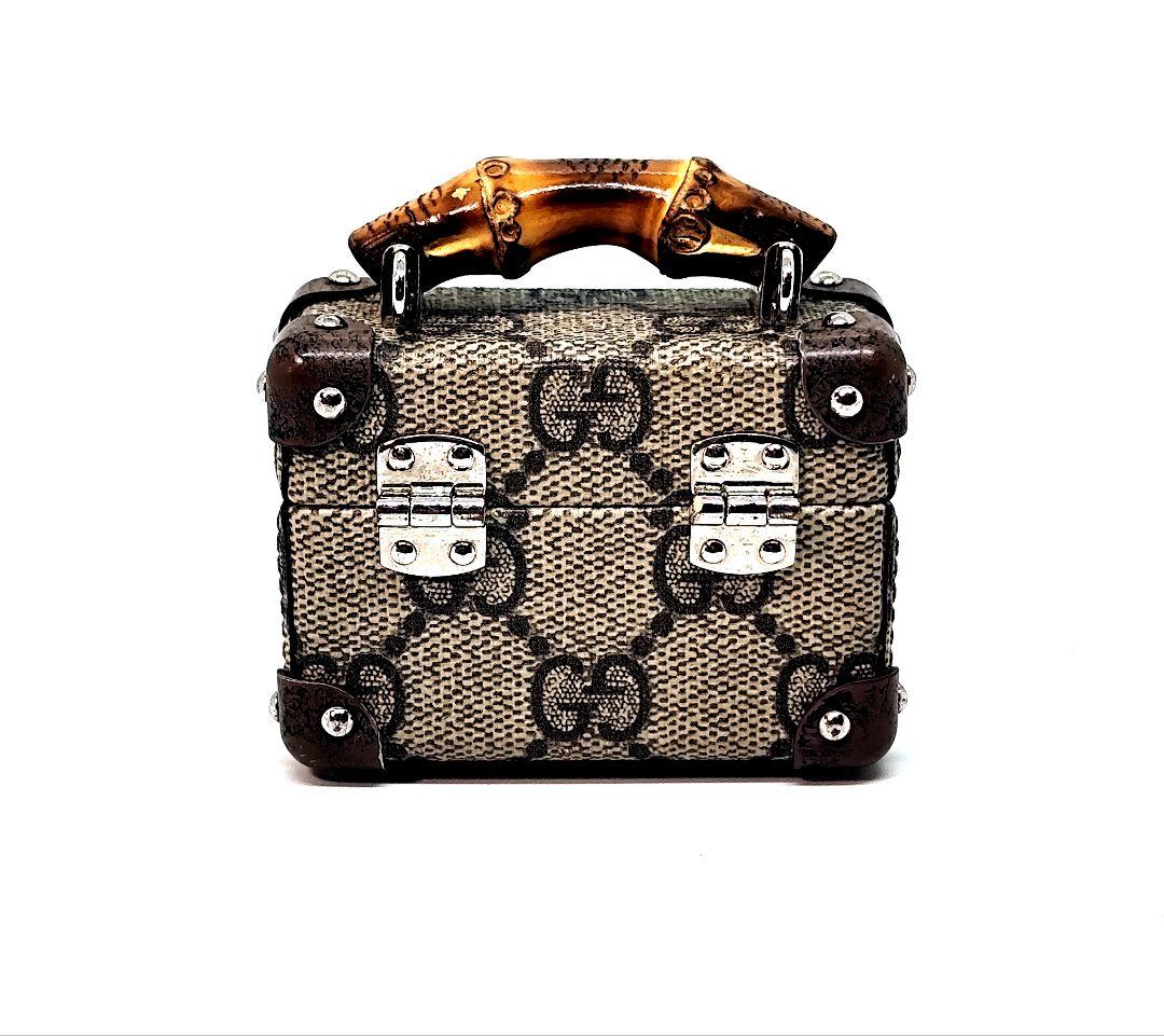 GUCCI (グッチ) Airpods Pro ケースGG総柄 バンブーハンドル