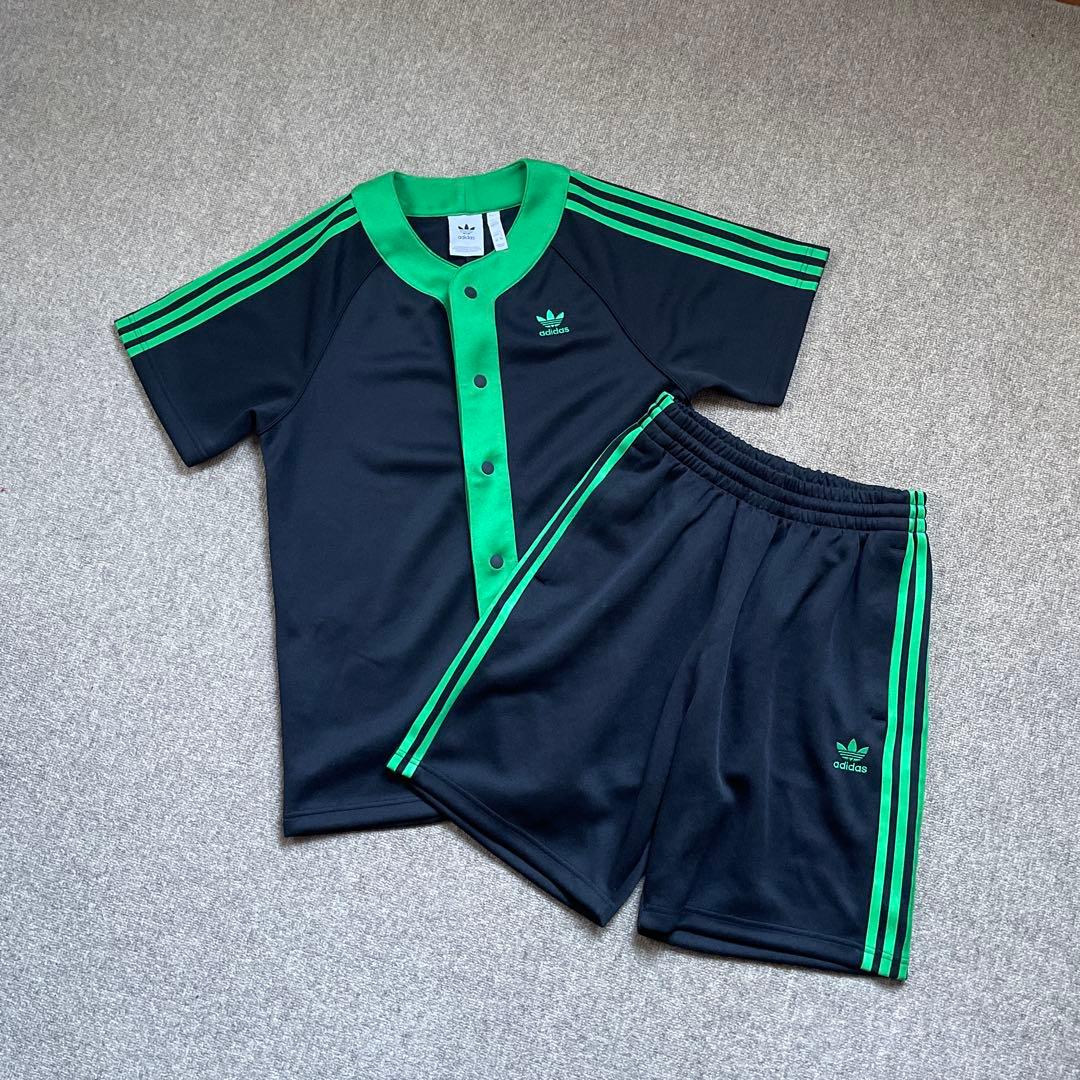 adidas アディカラー クラシックス+ 半袖シャツ ショーツ セットアップ