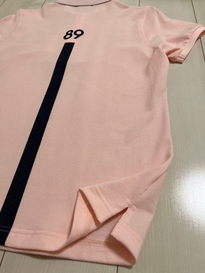 新品タグ付き　即完売さくら色ポロシャツ　スカートも出品してますよー