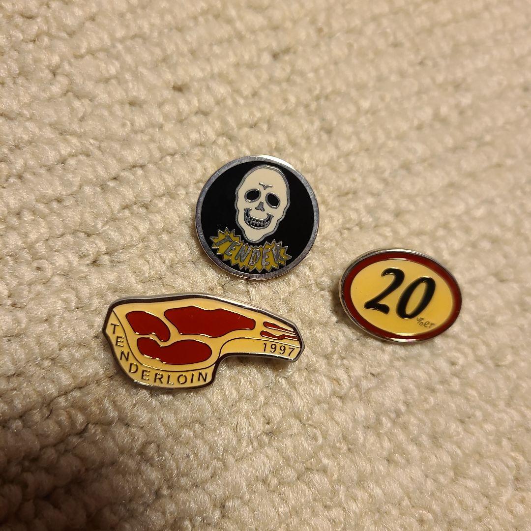 tenderloin テンダーロイン　ピンバッジ5個セット