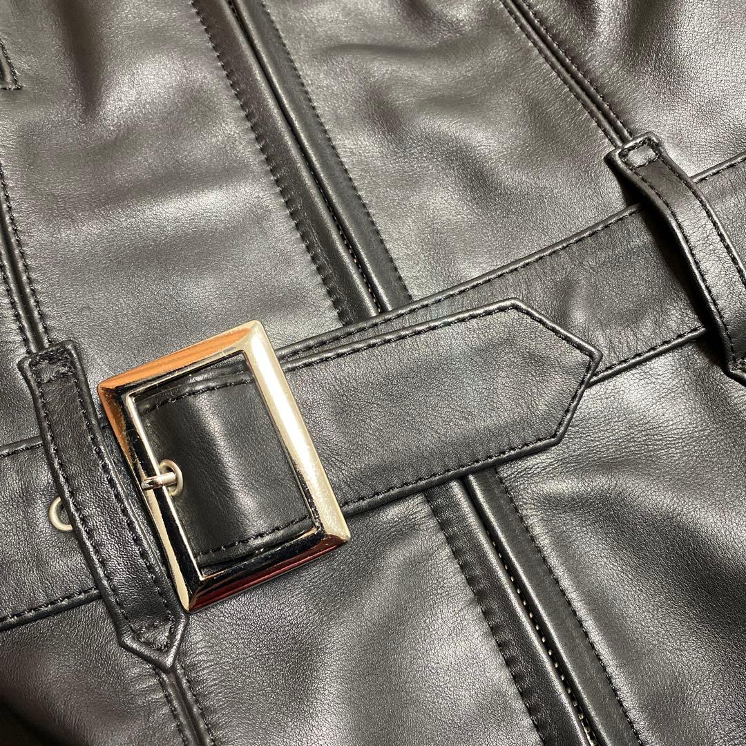 KADOYA シングルライダース　レザージャケット サイズ　Lw