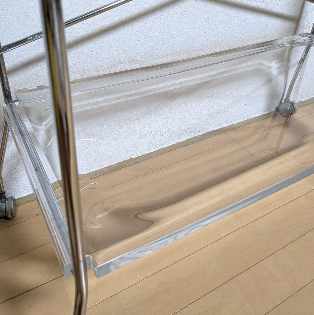 Kartell FLIP カルテル フリップ クリスタル ワゴン 折りたたみ