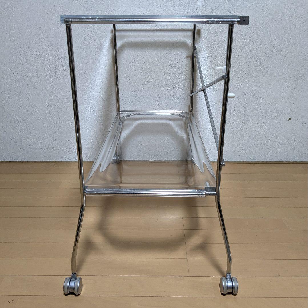 Kartell FLIP カルテル フリップ クリスタル ワゴン 折りたたみ