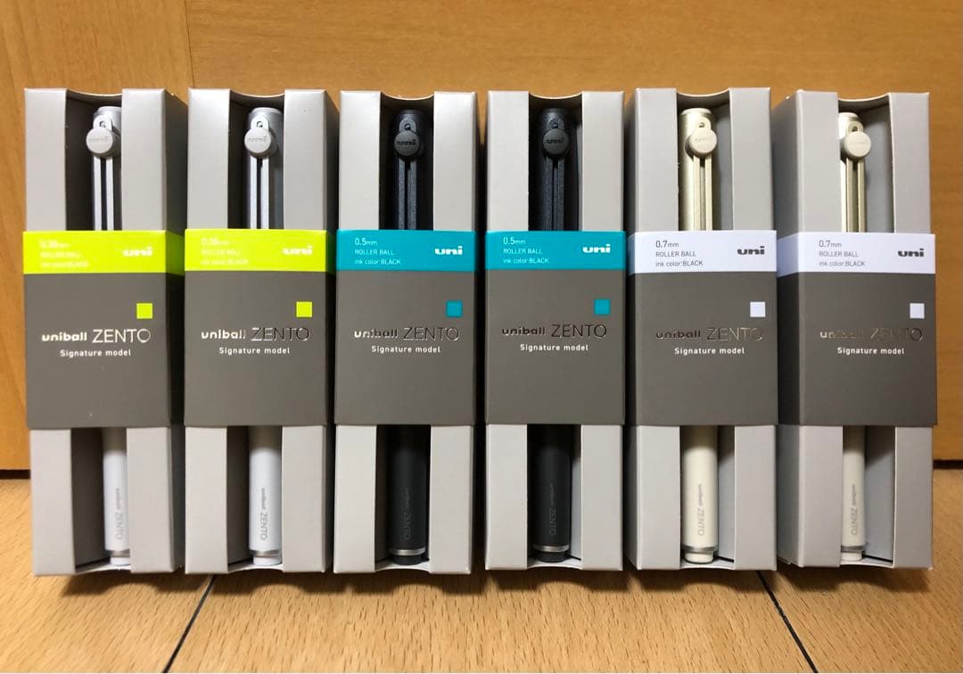 【新品】uniball ZENTO シグニチャーモデル 6本セット