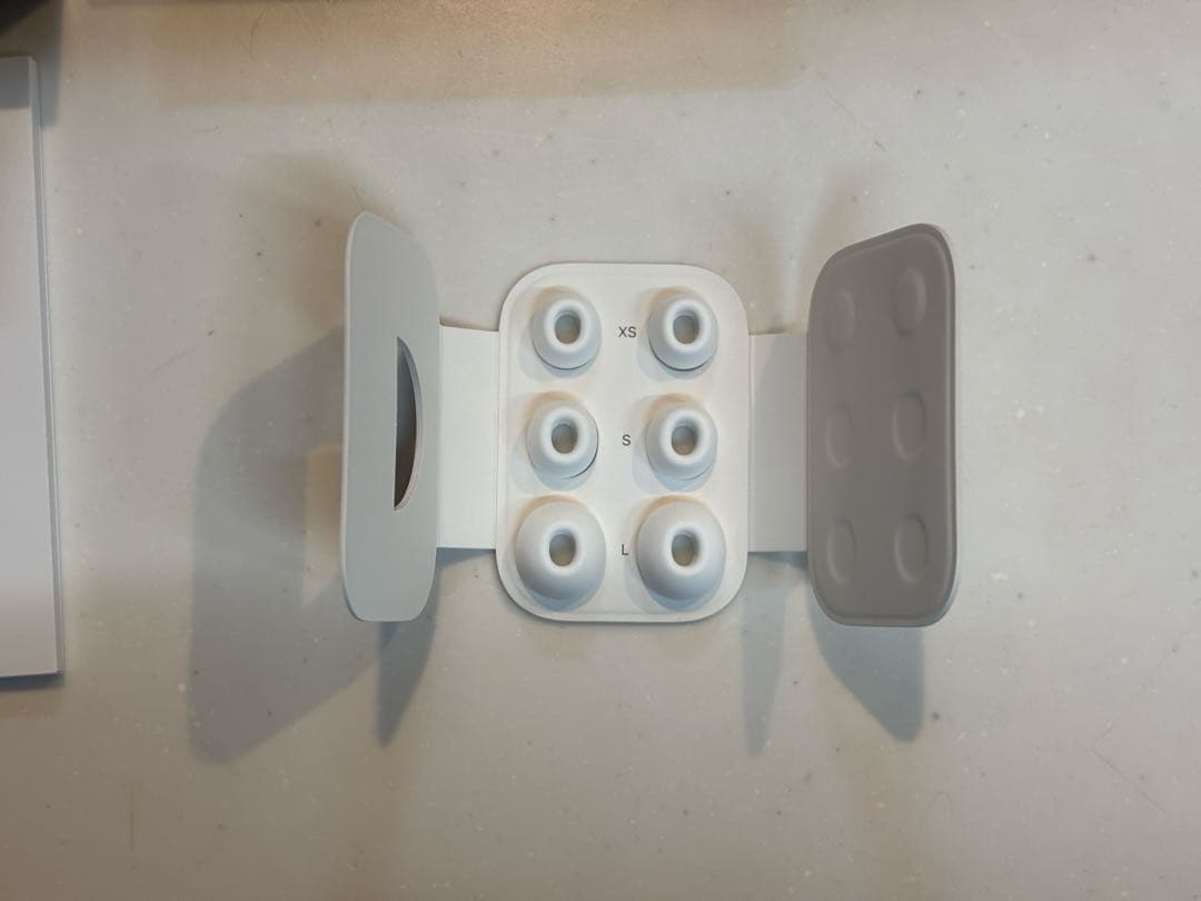 Apple AirPods (第2世代) 本体　イヤーチップ付