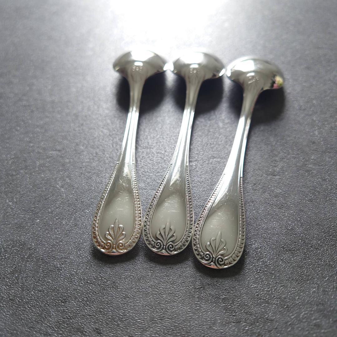 美品 クリストフル マルメゾン コーヒースプーン 3点