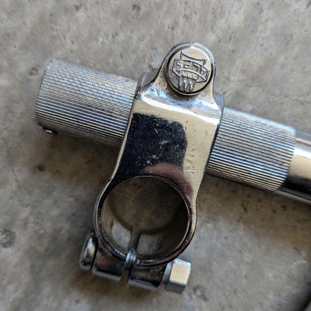 希少 ビンテージ ALPS 可変 スライダー クロームメッキ スレッドステム