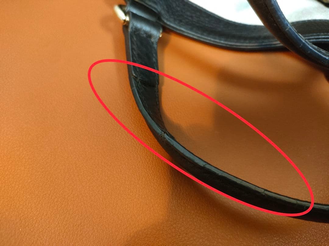 GUCCI SOHOソーホー ブラックレザーショルダー2wayバッグ 保存袋付